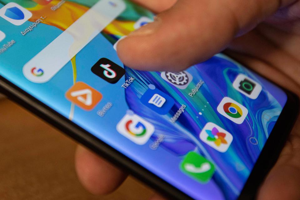 Illustration Of TikTok Logo